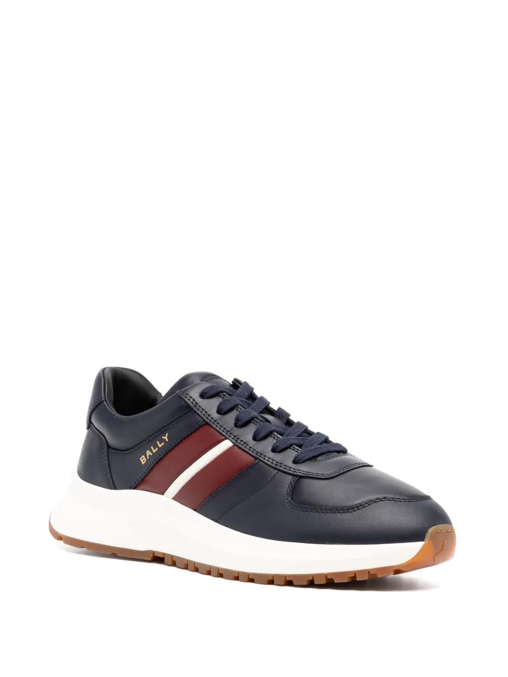 BALLY Multicolor Leather Sneakers for Men - FW24 Collection