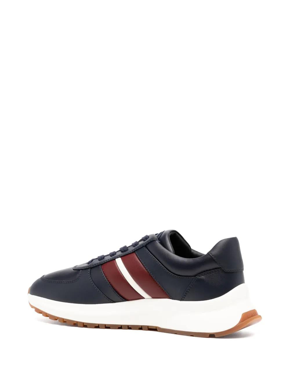 BALLY Multicolor Leather Sneakers for Men - FW24 Collection