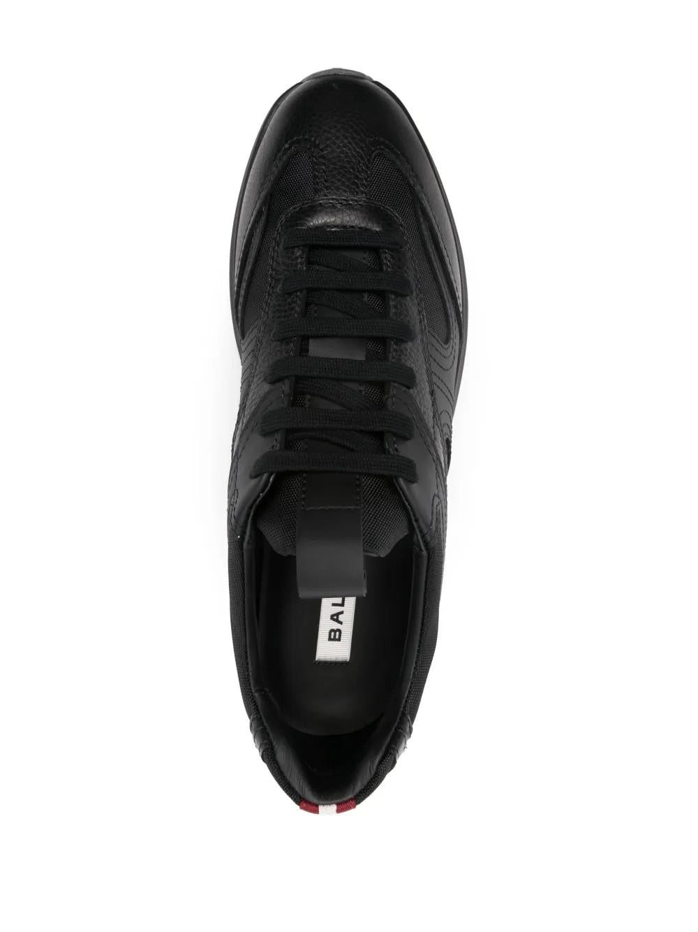 BALLY Men's Premium 100% Leather and Lamb Sneakers