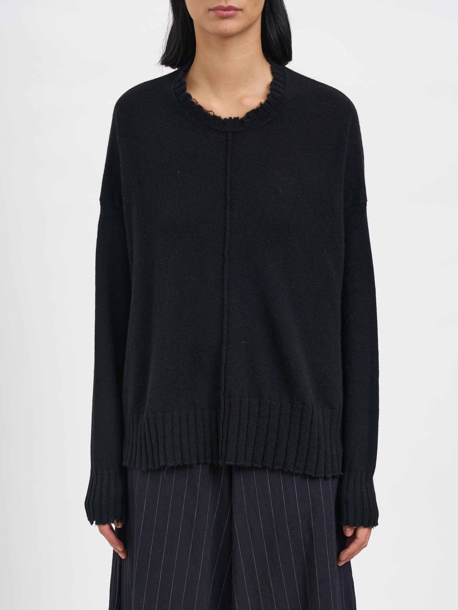 SERIENUMERICA Oversized Flared Sweater - Size 1