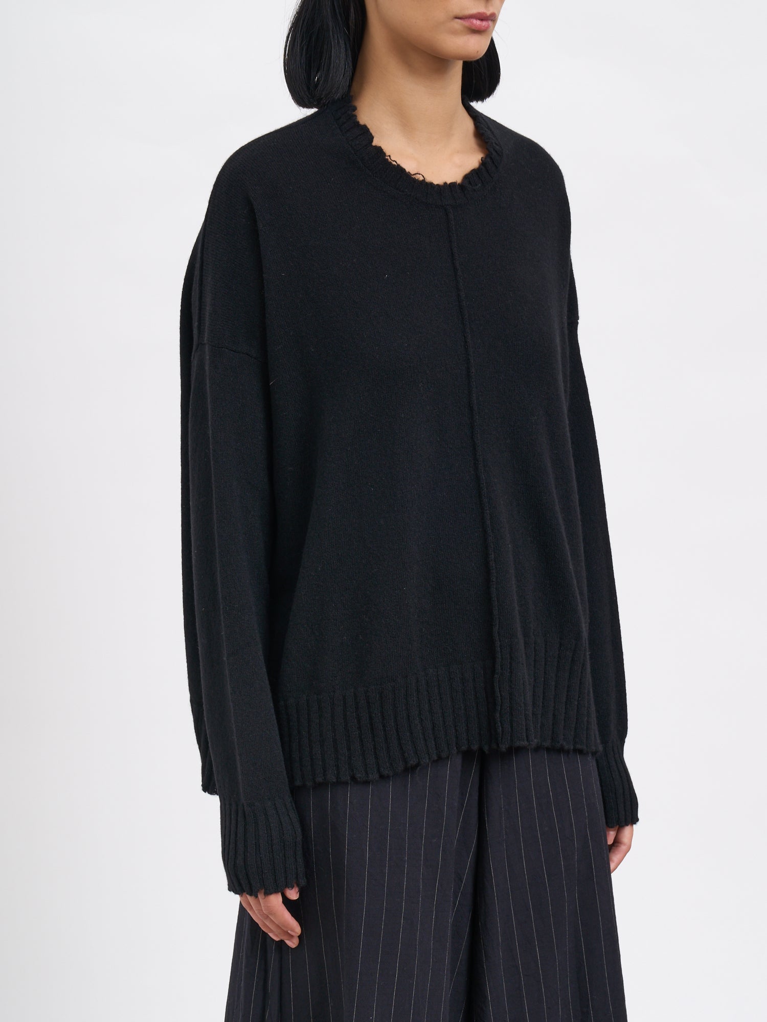 SERIENUMERICA Oversized Flared Sweater - Size 1