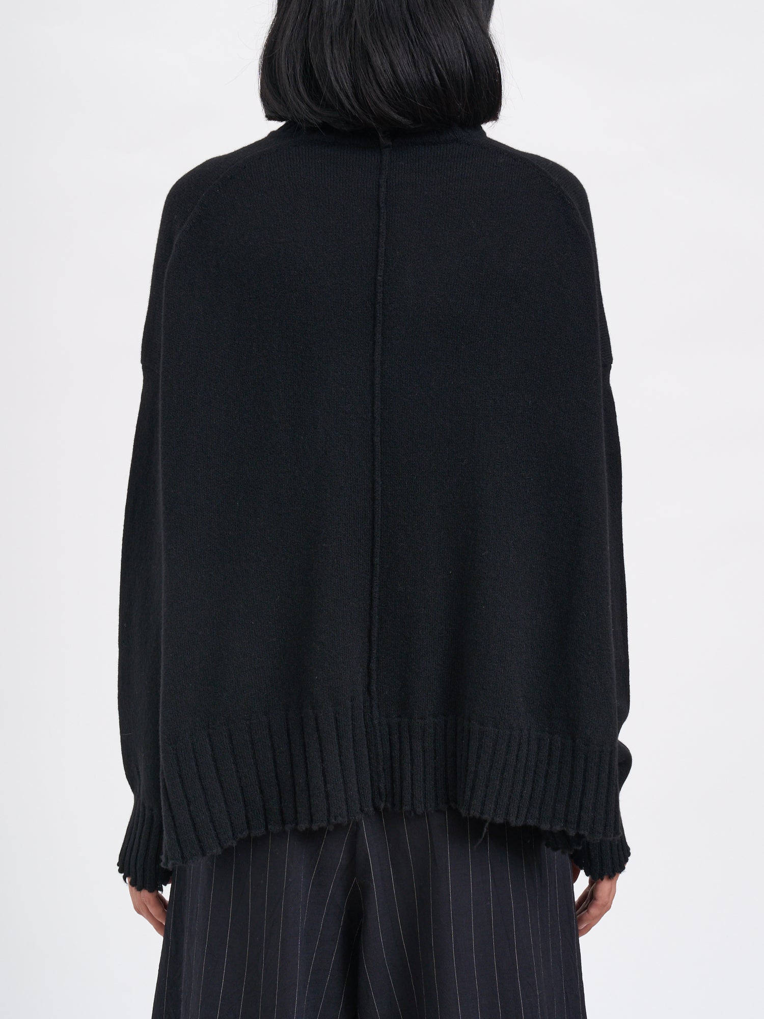 SERIENUMERICA Oversized Flared Sweater - Size 1