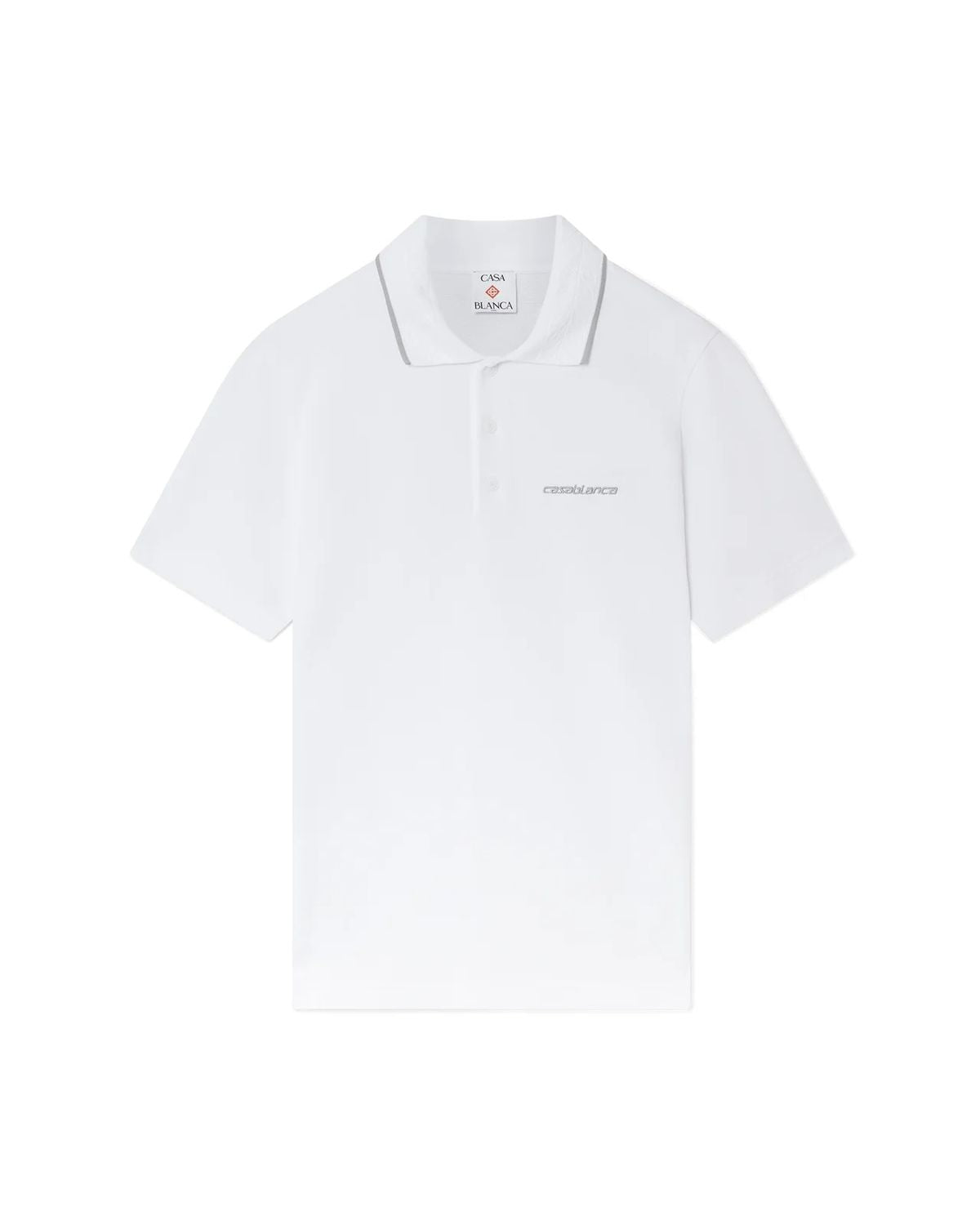 CASABLANCA Textured Pique Polo for Men