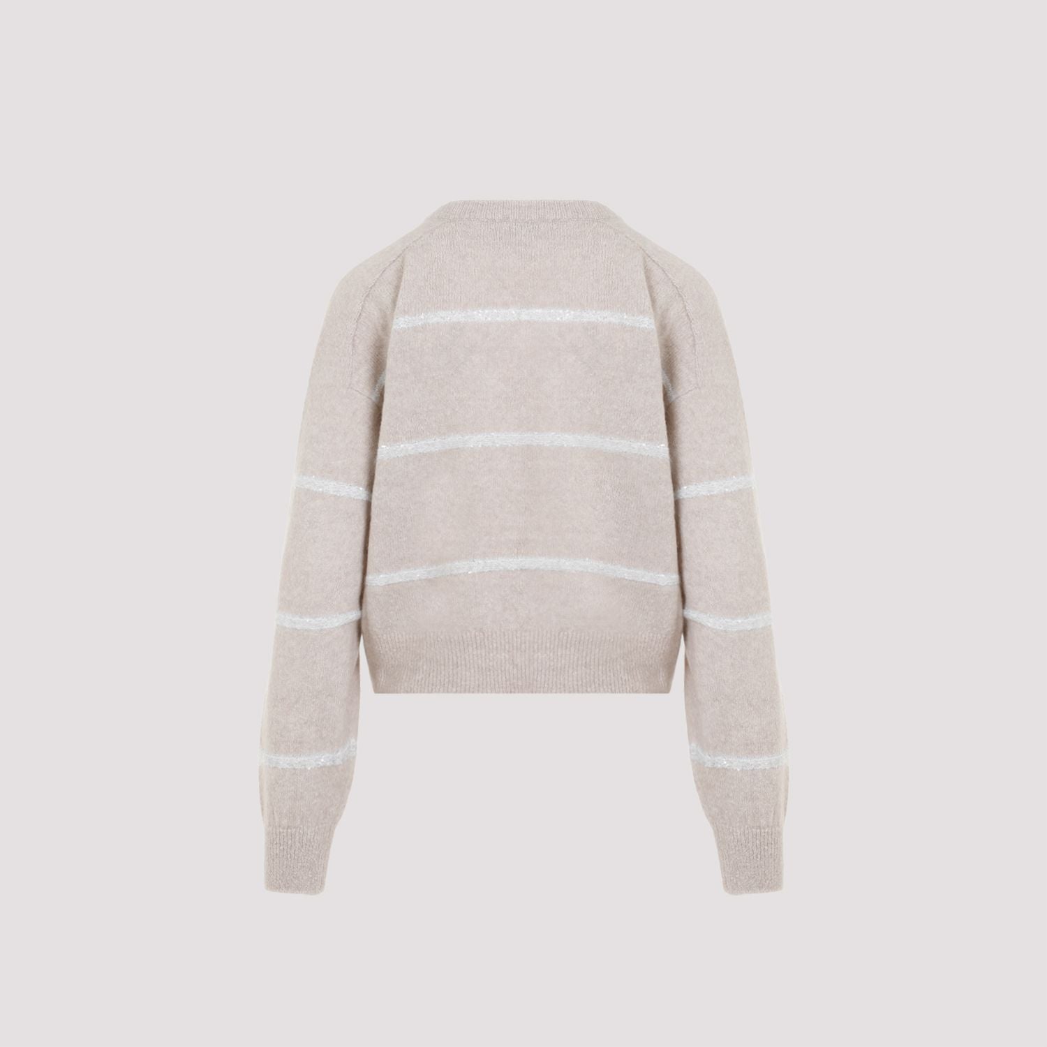 BRUNELLO CUCINELLI Luxurious Alpaca and Wool Sweater with Sequins