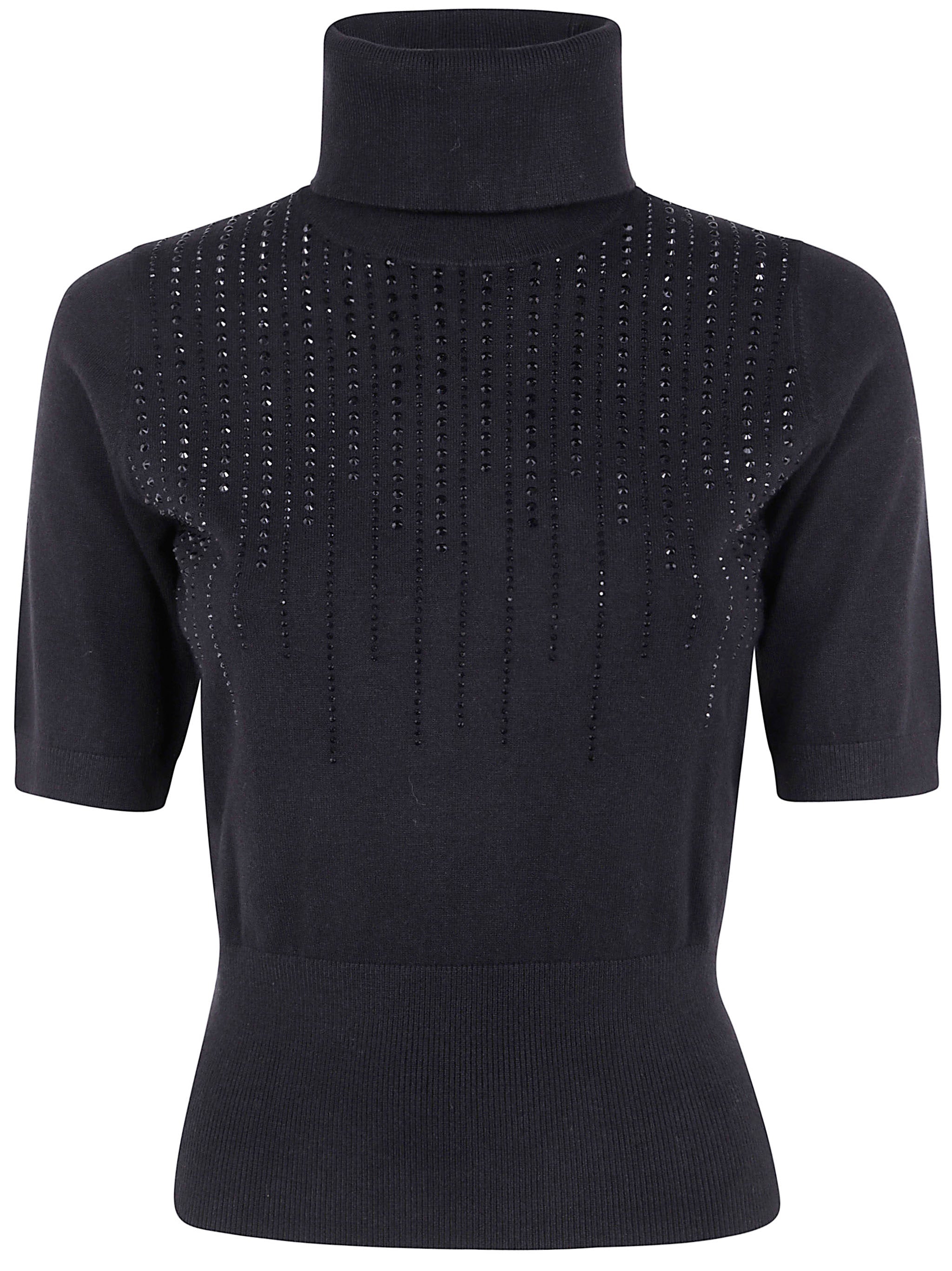 SEVENTY Short Sleeve T-Shirt with Strass Accents