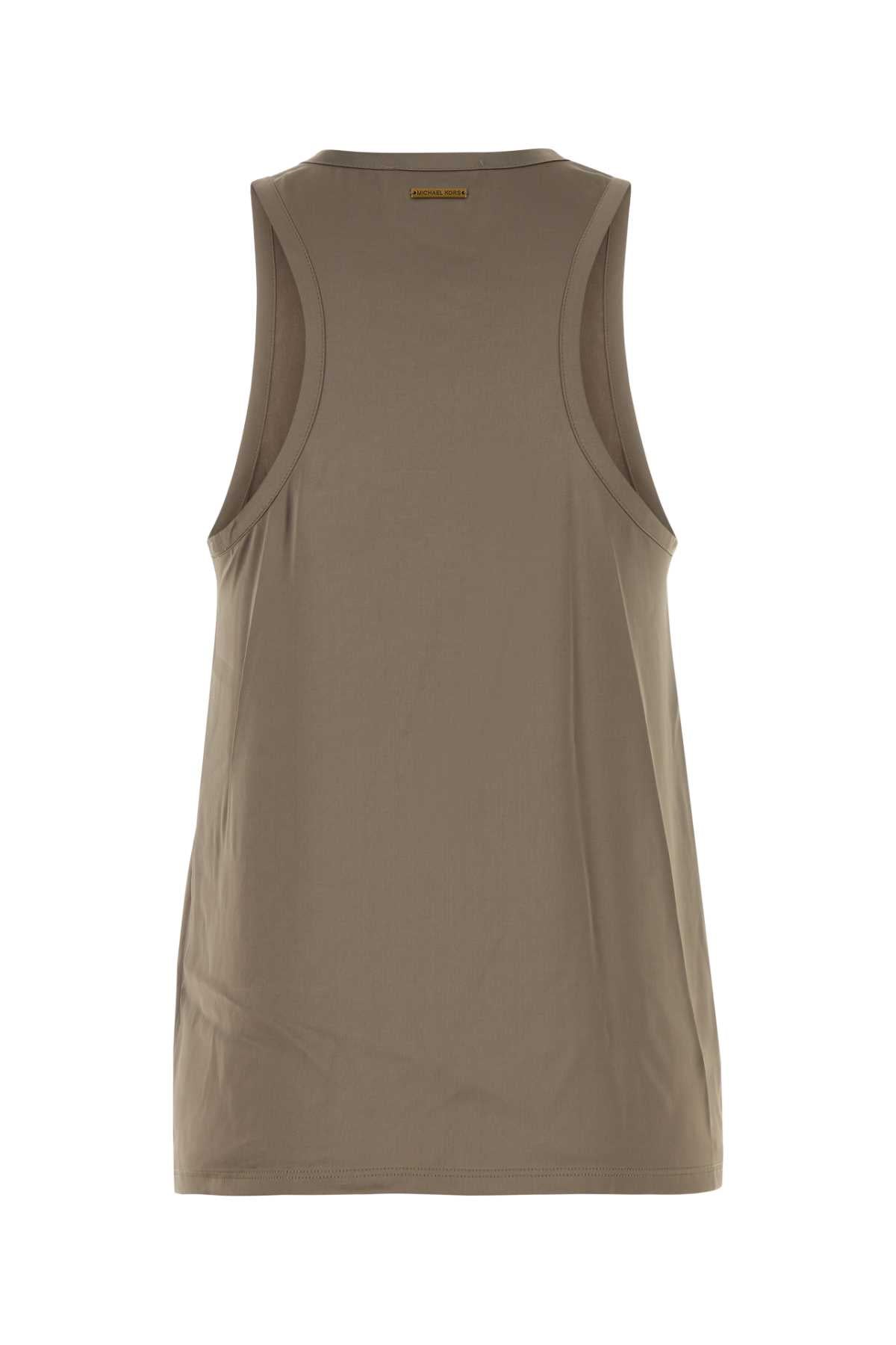 MICHAEL MICHAEL KORS Satin Tank Top