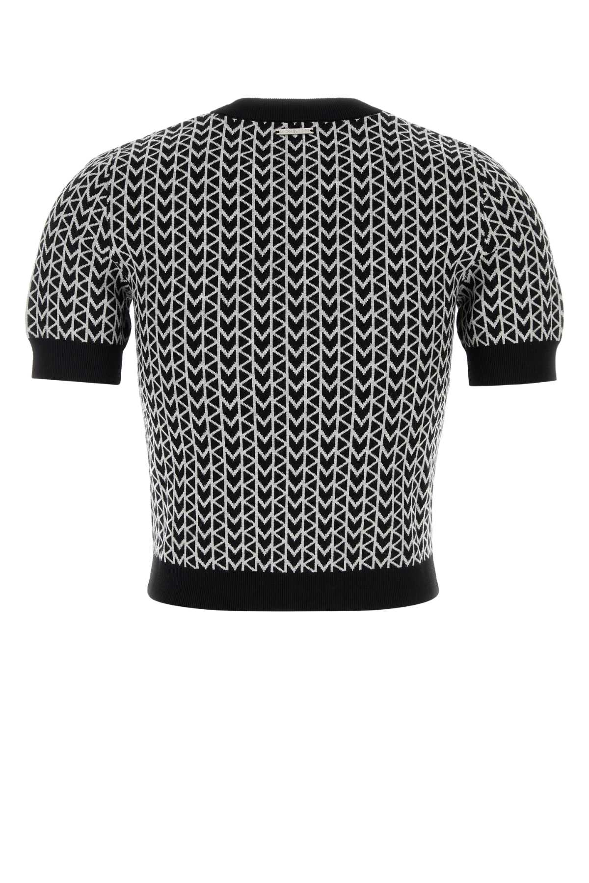 MICHAEL MICHAEL KORS Embroidered Stretch Viscose Blend Sweater for Women - FW25