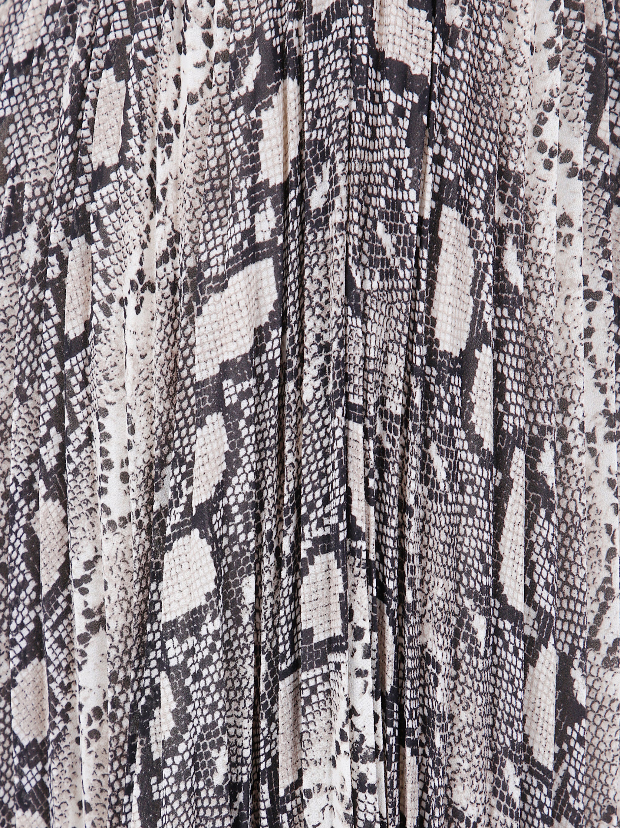 MICHAEL MICHAEL KORS Snake Maxi Pleat Skirt