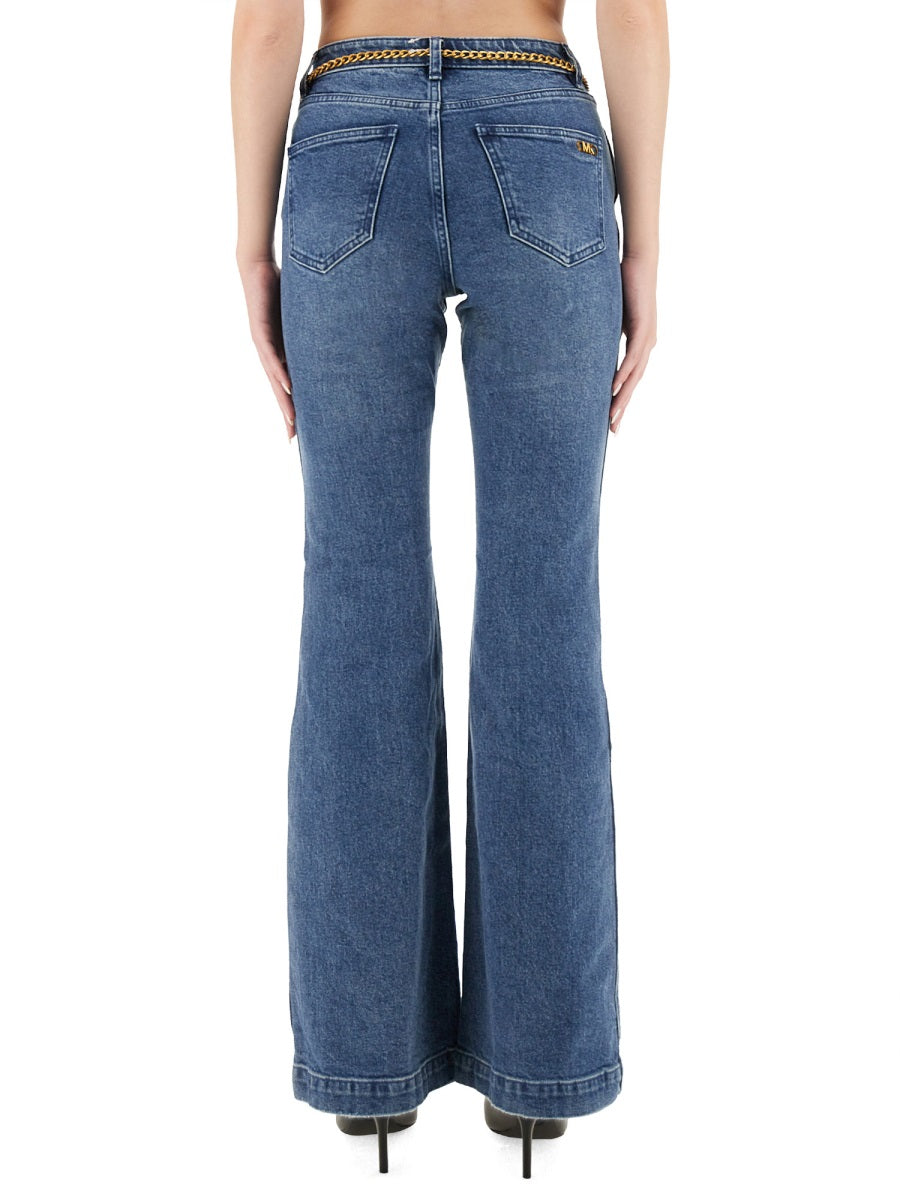 MICHAEL BY MICHAEL KORS Flared Jeans with Belt - Size 2
