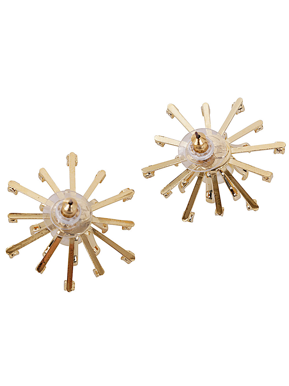 HELENE ZUBELDIA Mini Metallic Kiku Earrings Pins