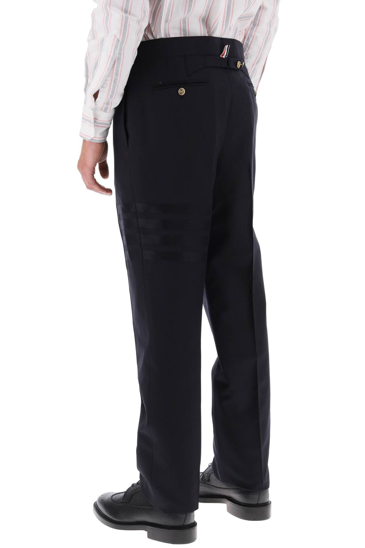 THOM BROWNE Wool Tailored Trousers - Size 42IT to 54IT