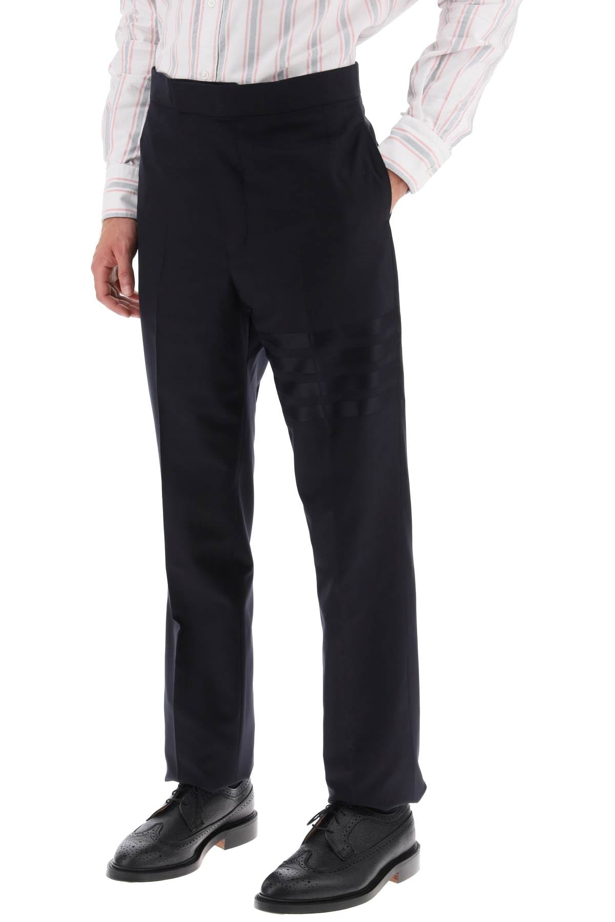 THOM BROWNE Wool Tailored Trousers - Size 42IT to 54IT