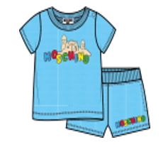 MOSCHINO KIDS Mini Cotton Dress for Girls - Spring/Summer 2024