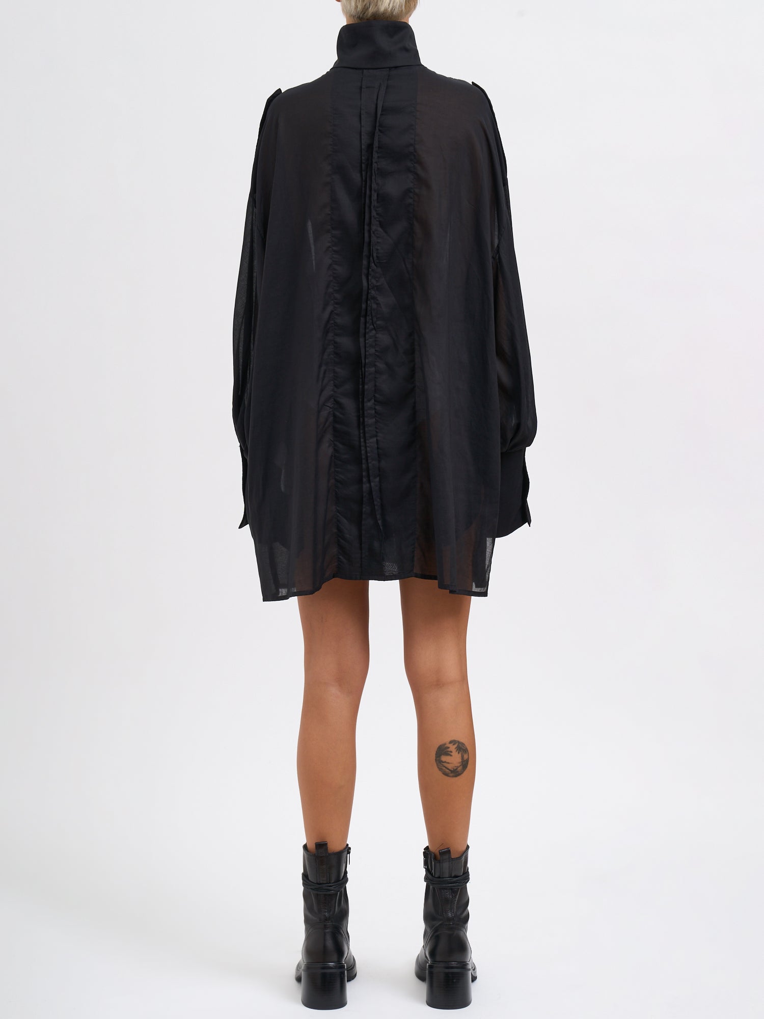 THE LATEST Cotton Muslin Polo Shirt - Size S