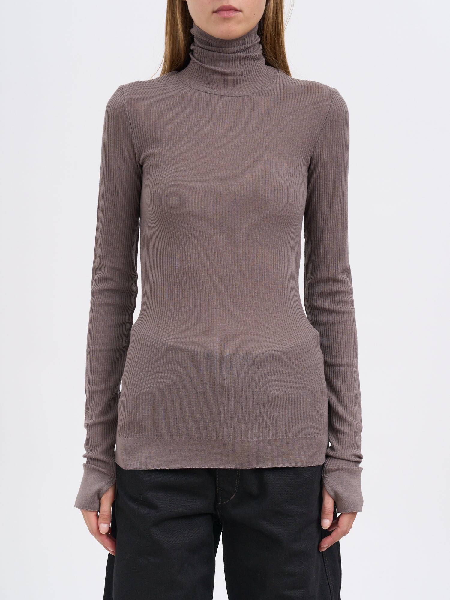 LEMAIRE Fitted High Neck Sweater for Women