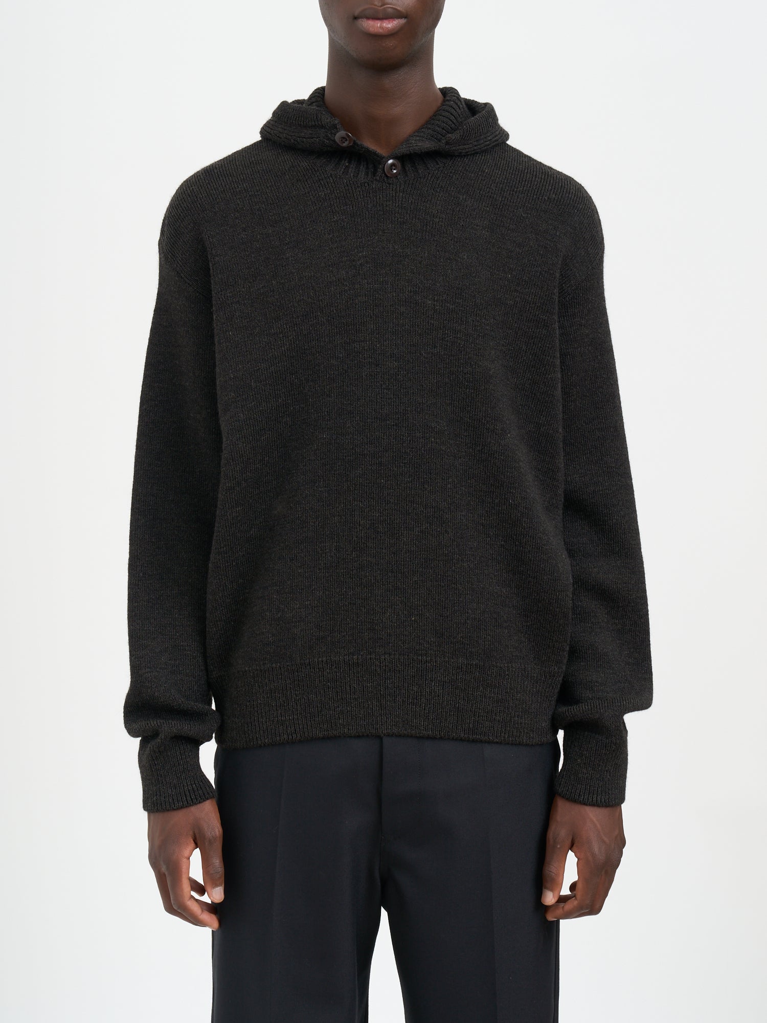 LEMAIRE Essential Hooded Sweater for Men