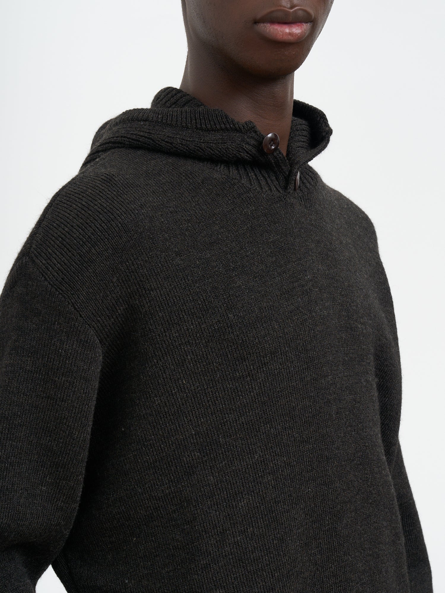 LEMAIRE Essential Hooded Sweater for Men
