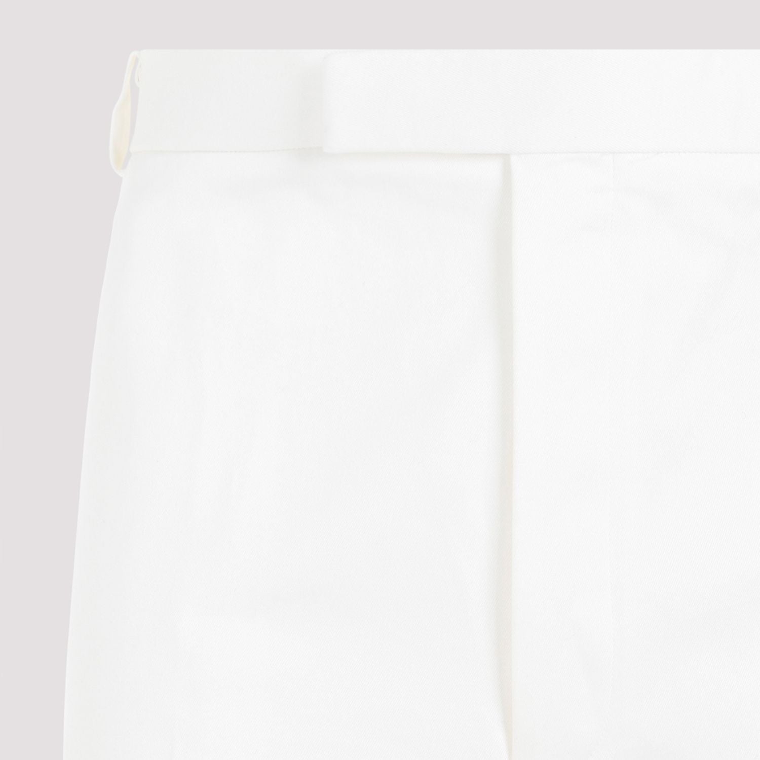 THOM BROWNE Classic Straight Leg Chino Pants for Men