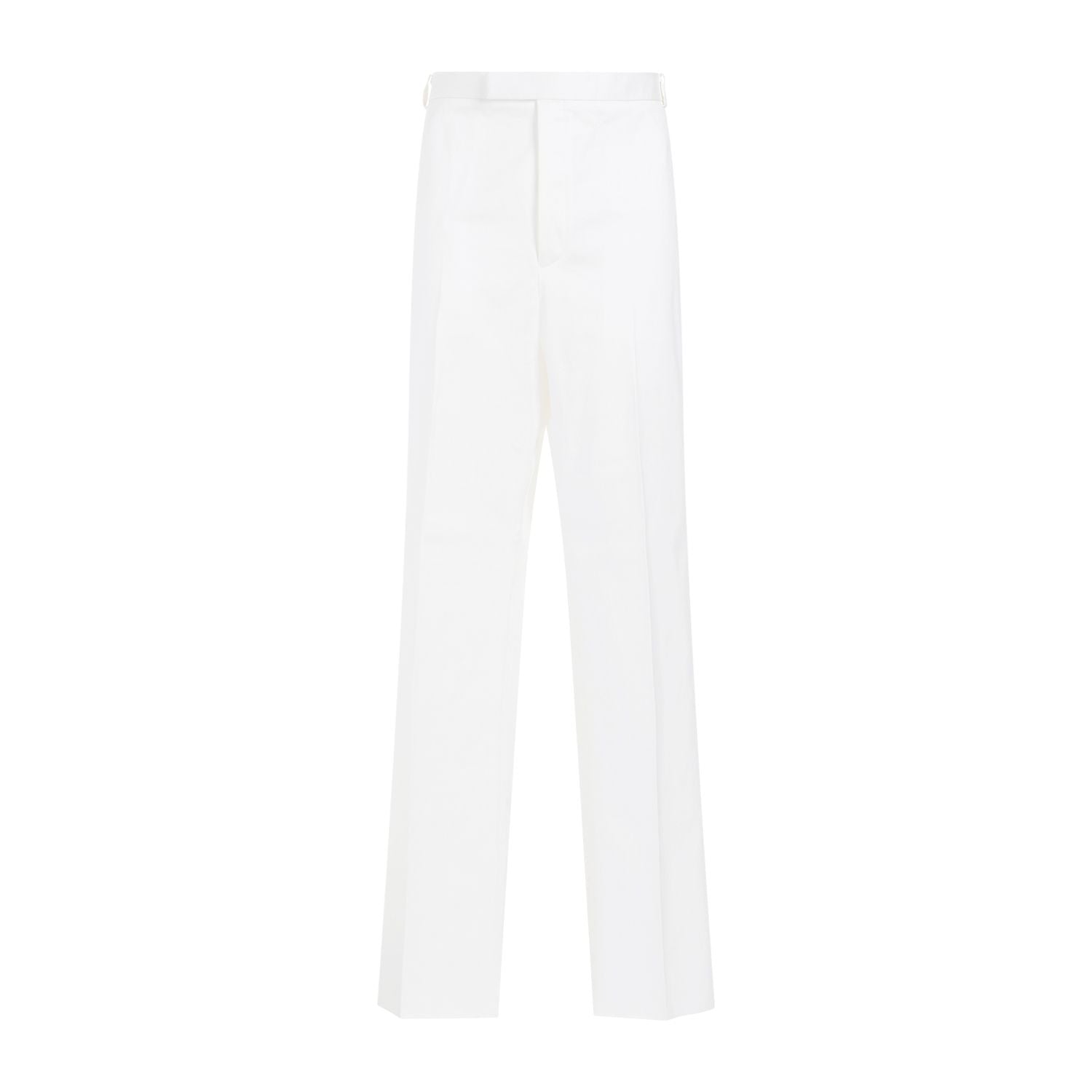 THOM BROWNE Classic Straight Leg Chino Pants for Men