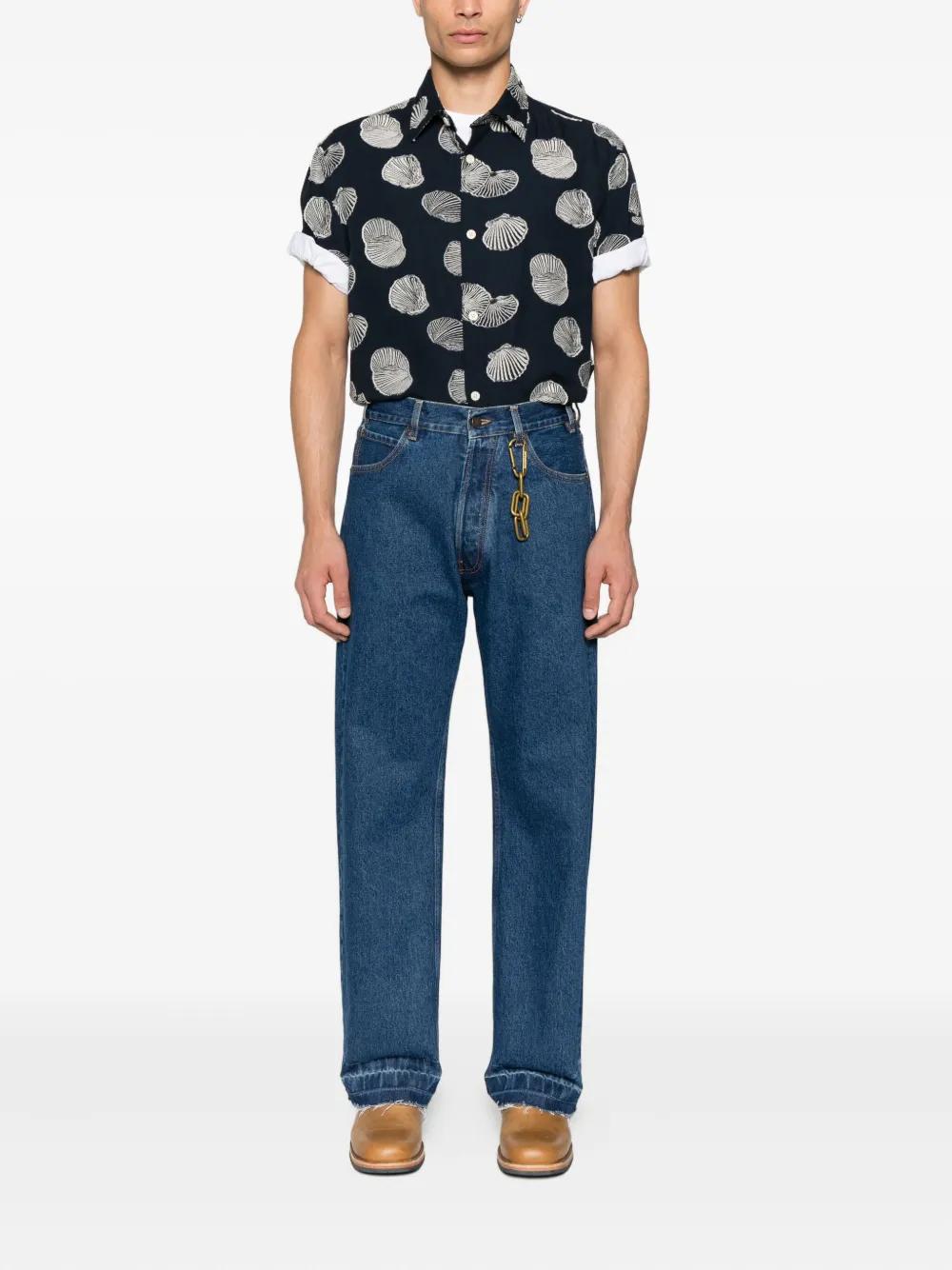 DARKPARK Chain-Embellished Straight-Leg Jeans