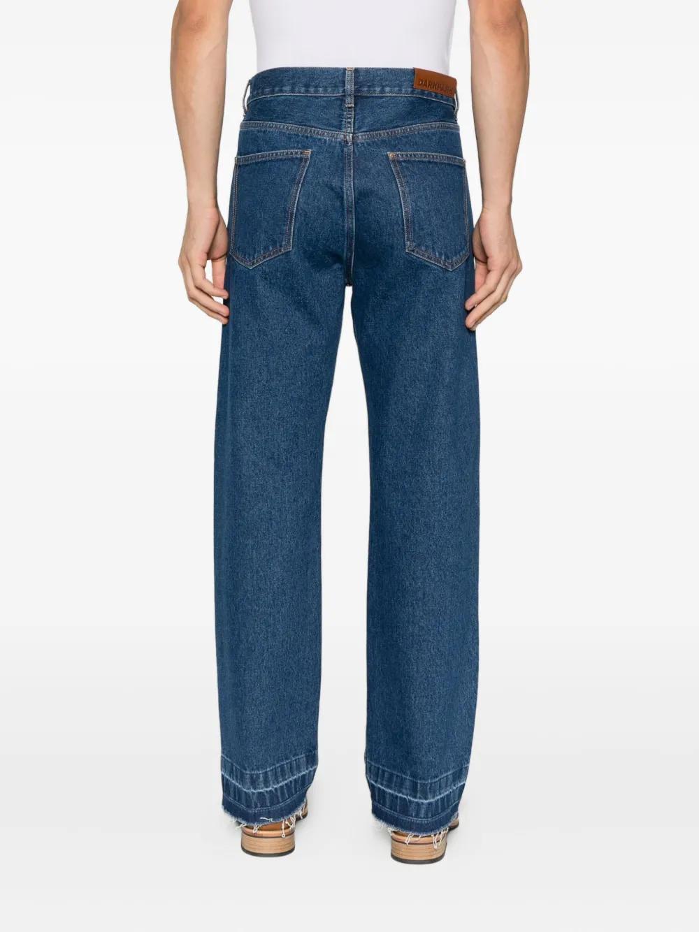 DARKPARK Chain-Embellished Straight-Leg Jeans