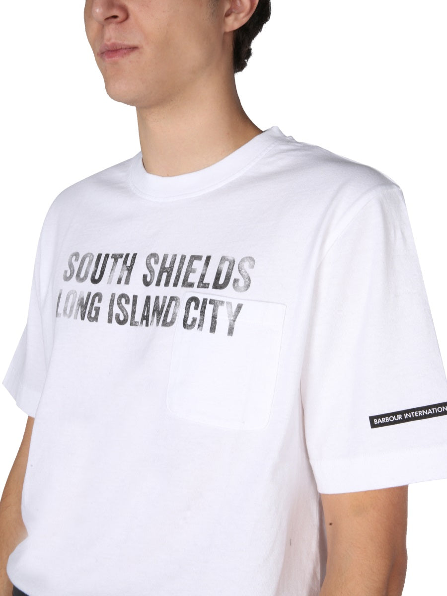 BARBOUR Collaborative Crew Neck Printed T-Shirt - Men’s