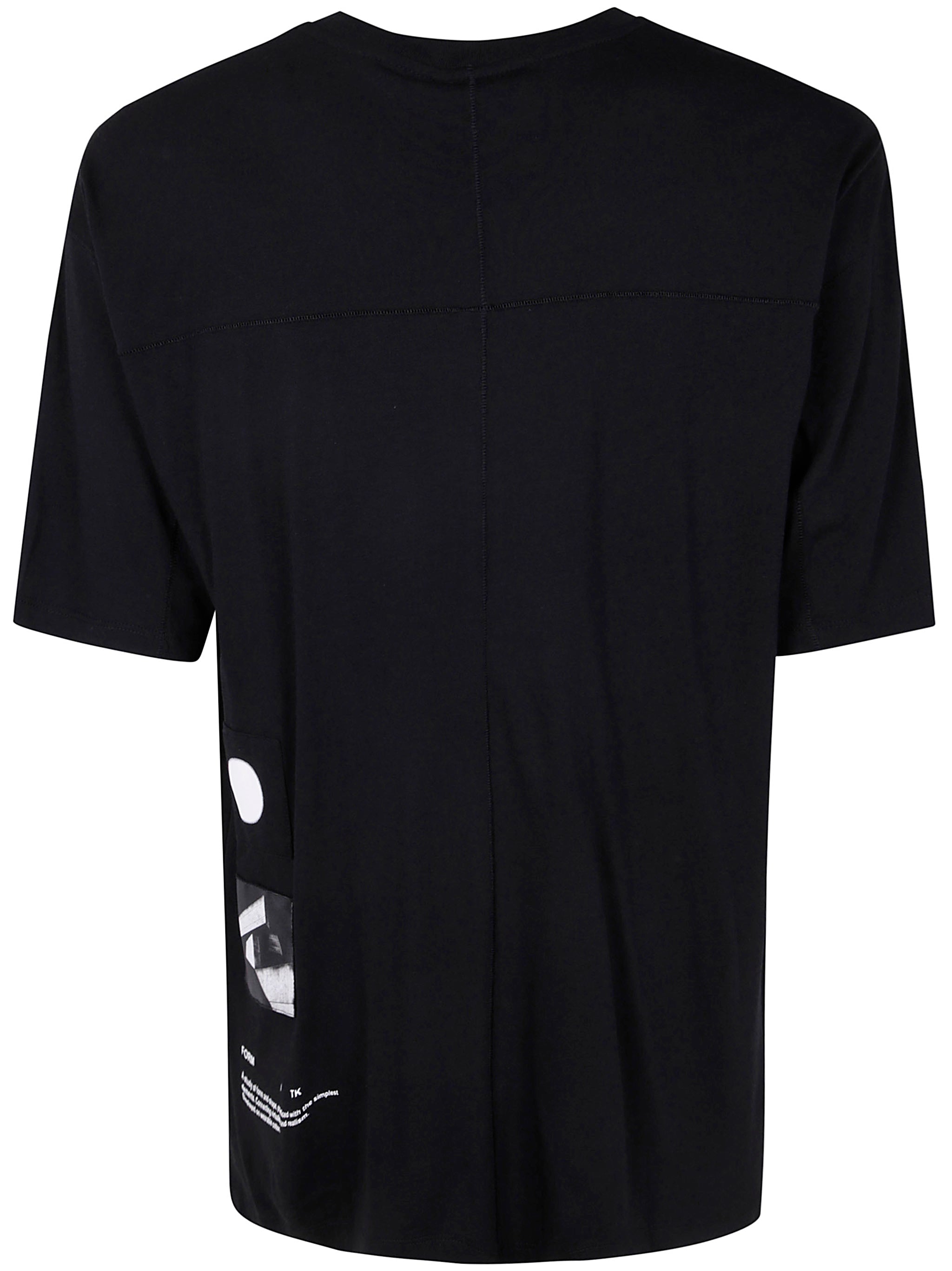THOM KROM Men's Asymmetrical Mini T-Shirt