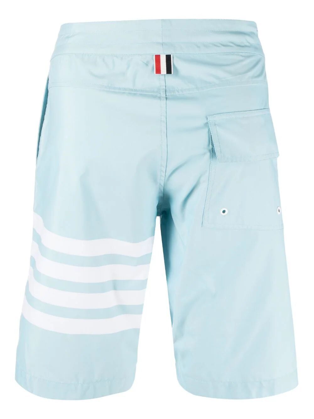 THOM BROWNE Men's Mini Nylon Blend Swimming Shorts