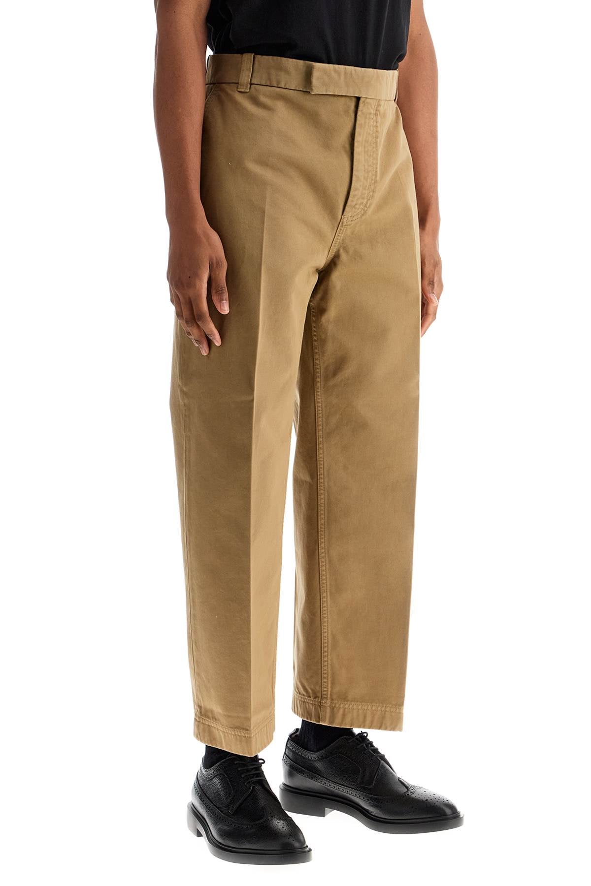 THOM BROWNE Classic Cotton Trousers for Men