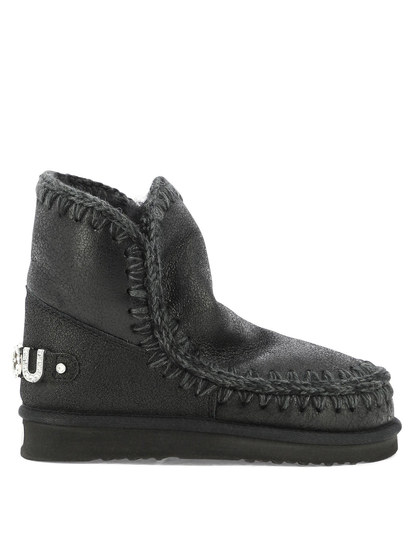 MOU Sheepskin Ankle Boots for Women - FW25 Collection