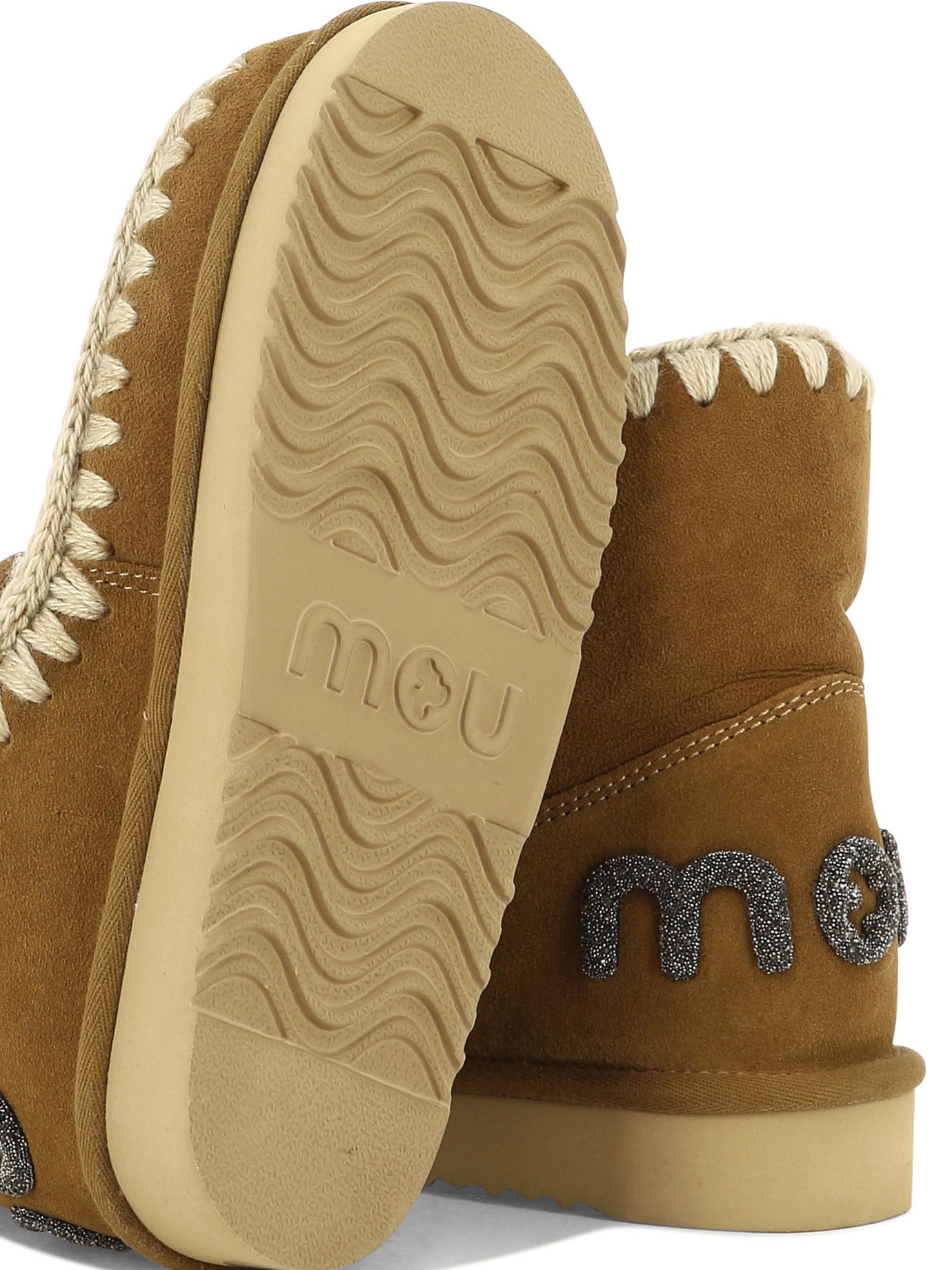 MOU Suede Ankle Boots for Women