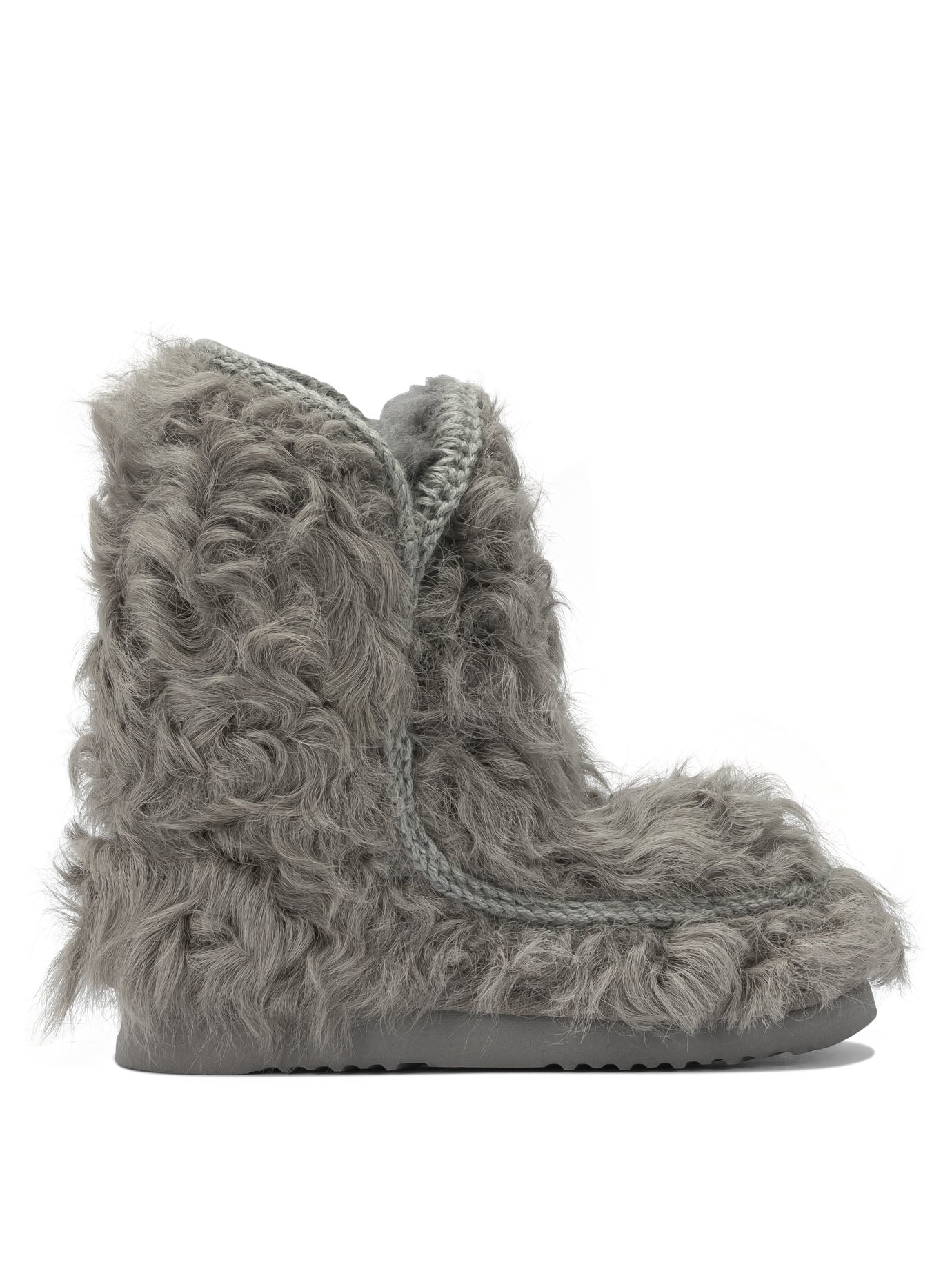 MOU Sheepskin Ankle Boots for Women