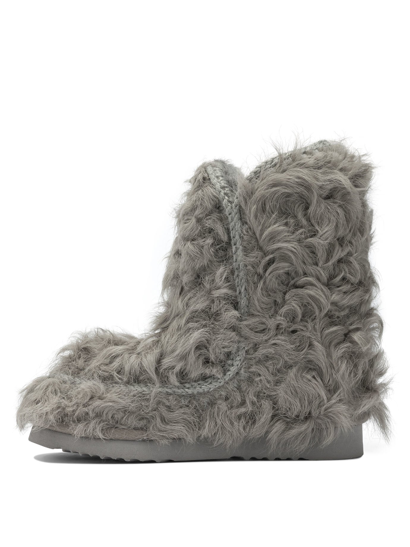 MOU Sheepskin Ankle Boots for Women