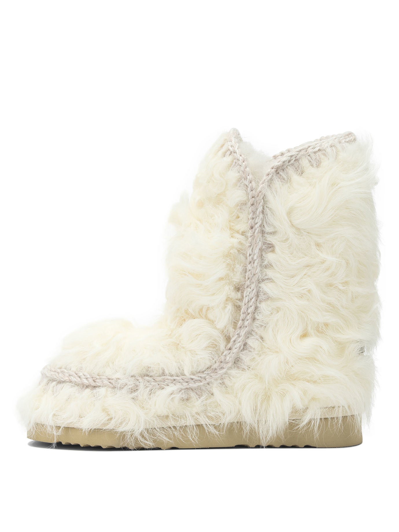 MOU Sheepskin Ankle Boots for Women