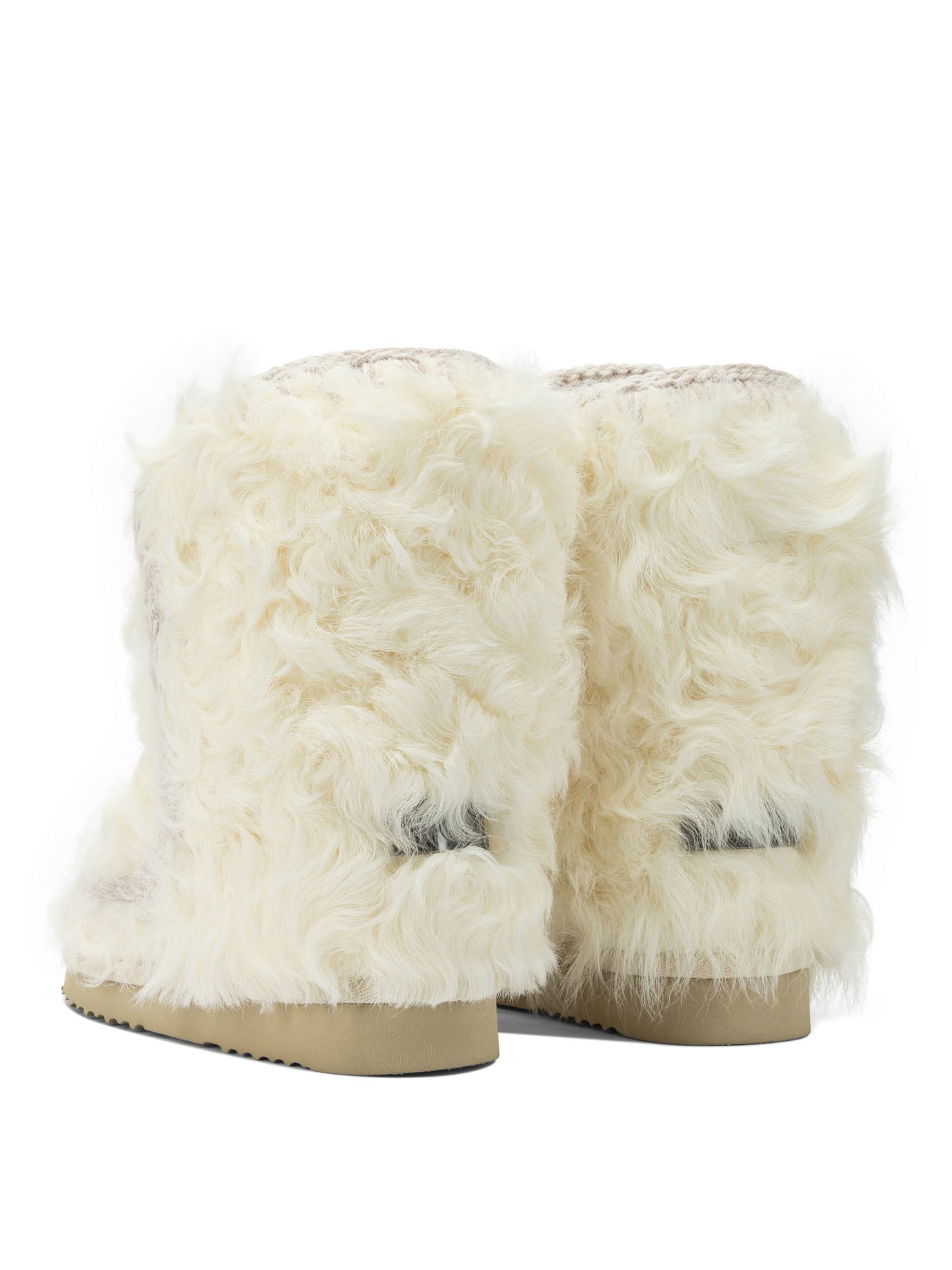 MOU Sheepskin Ankle Boots for Women