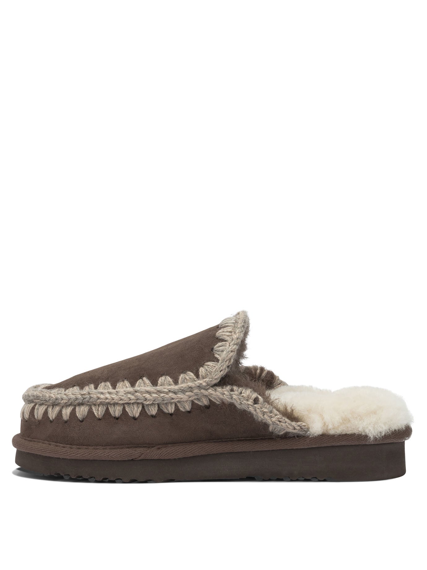 MOU Cozy Sheepskin Sandals for Women