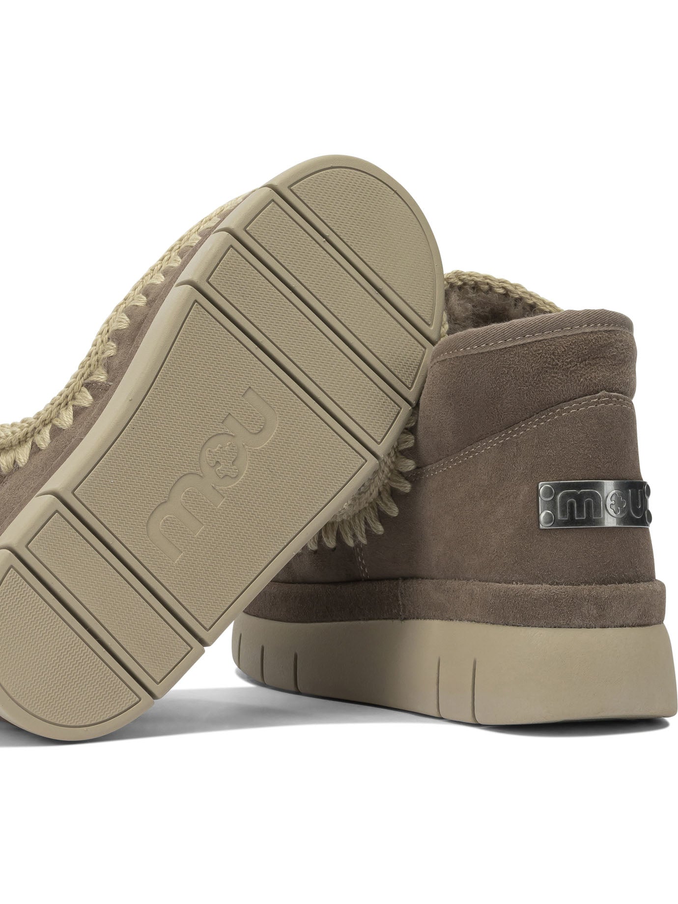 MOU Sheepskin Ankle Boots for Women