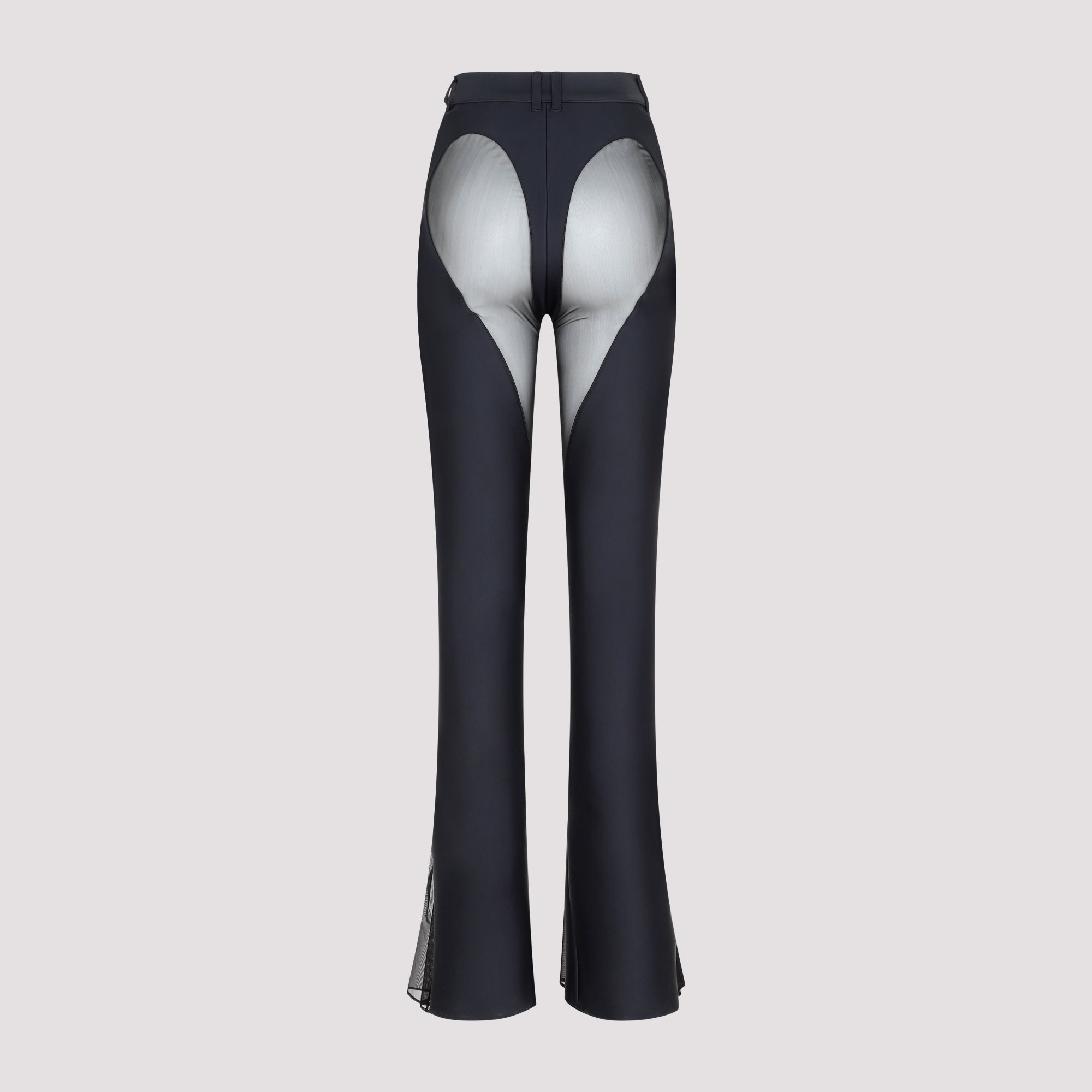 MUGLER Edgy Flared Leggings
