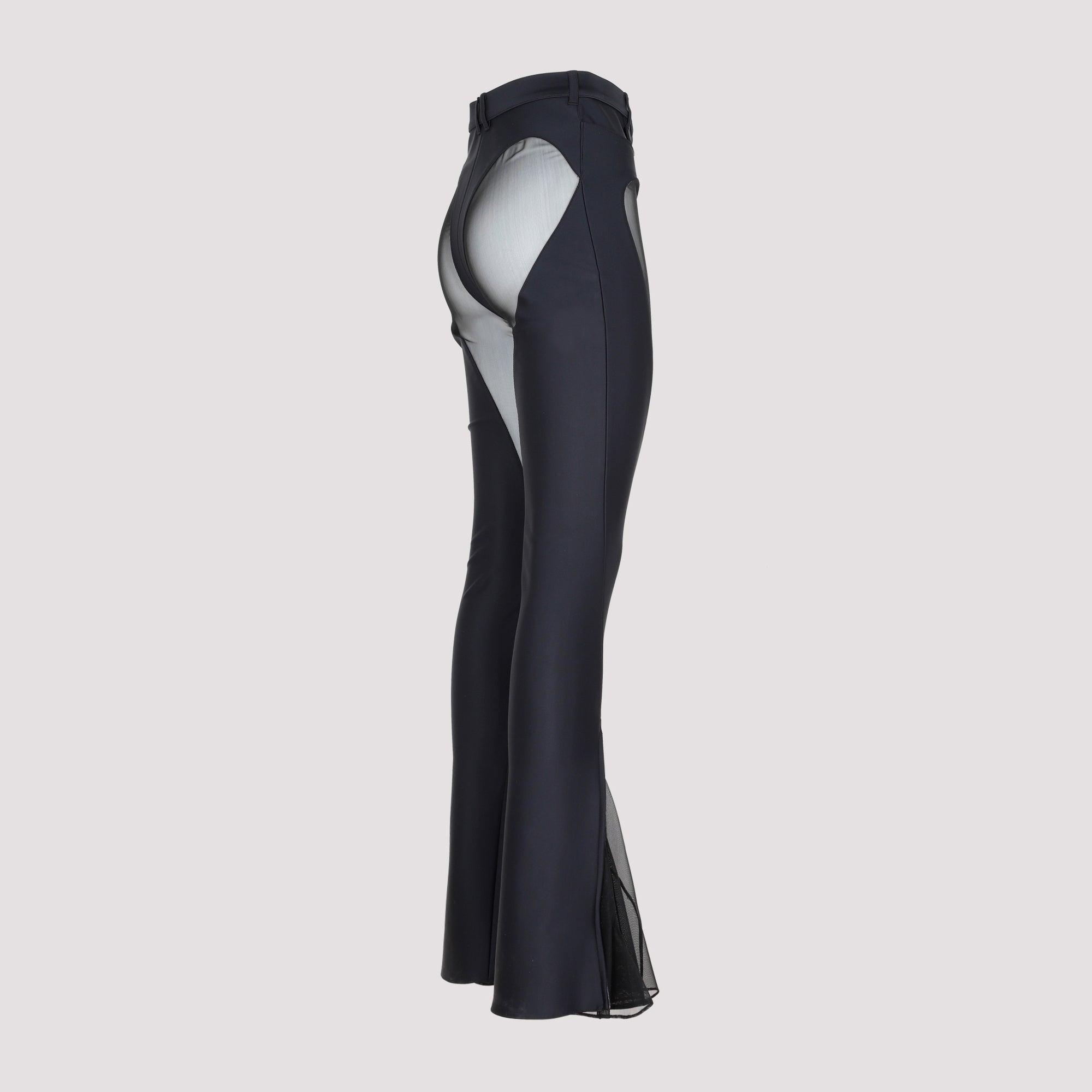 MUGLER Edgy Flared Leggings