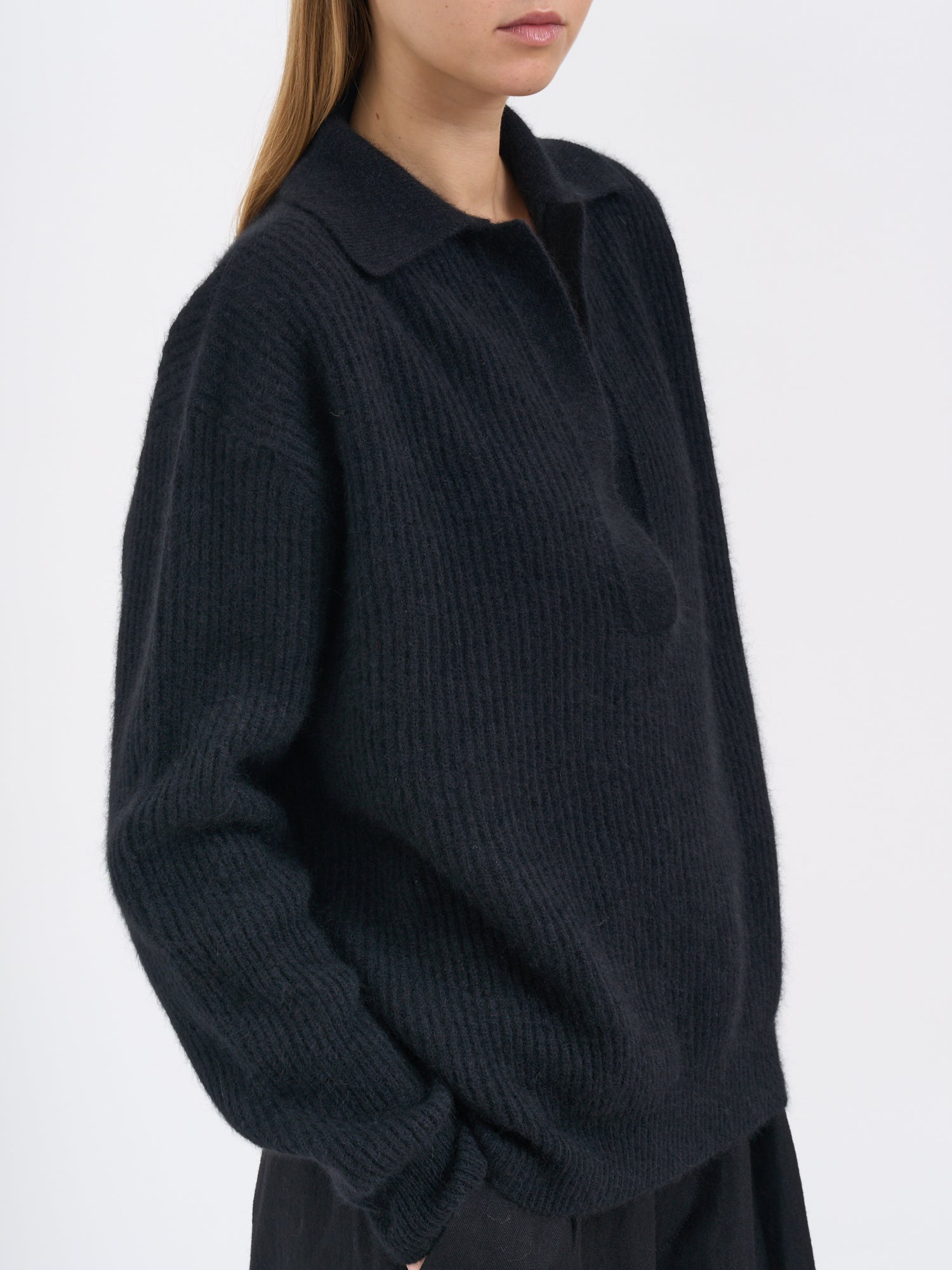 UMA WANG Classic Long Sleeve Polo Shirt - Size S