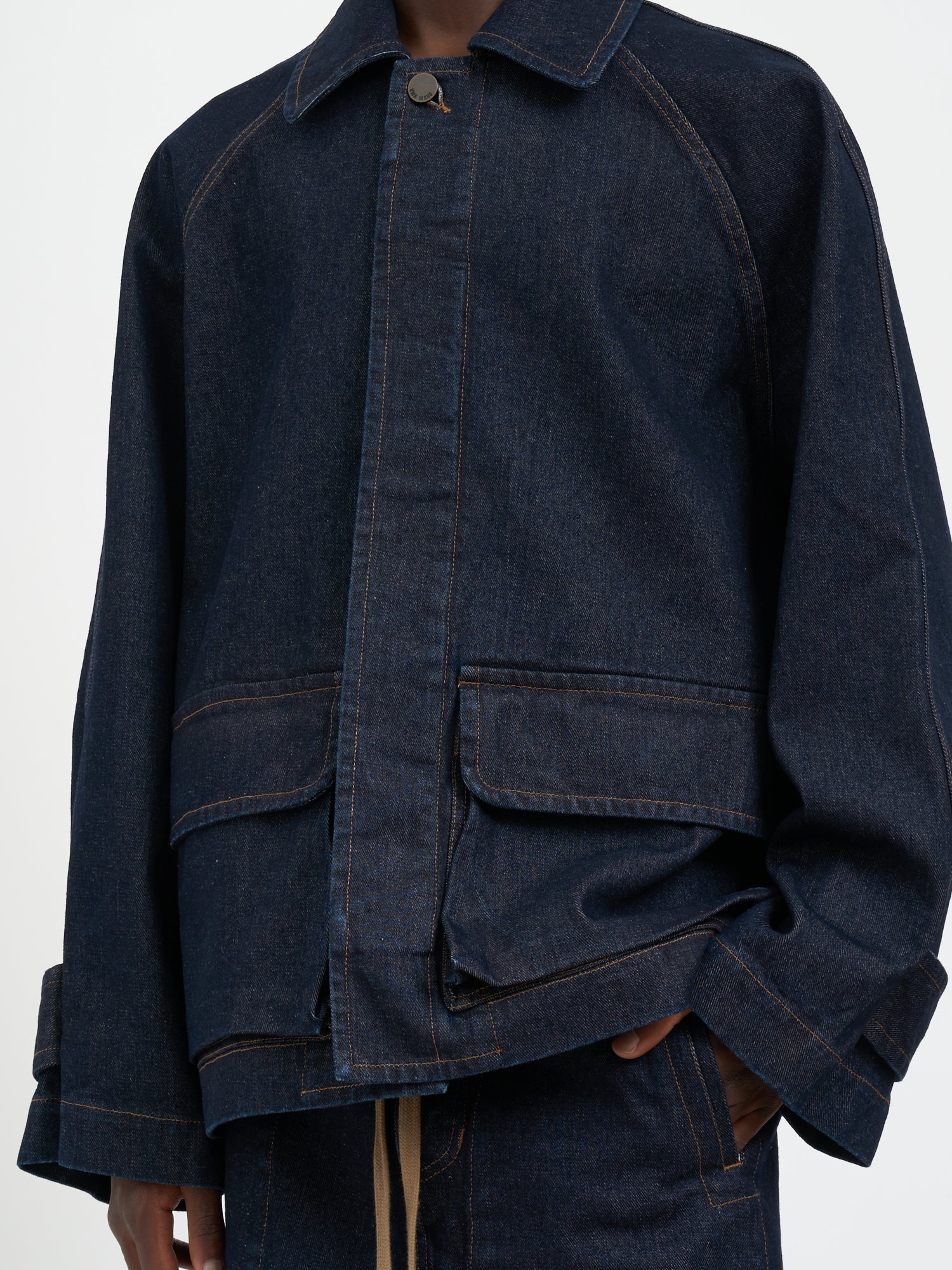 UMA WANG Men's Denim Jacket - Medium