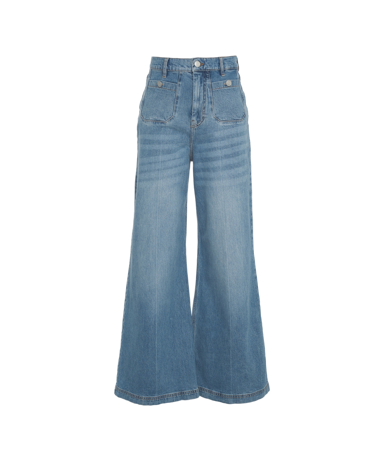 MUNTHE Wide-Leg High Waist Jeans