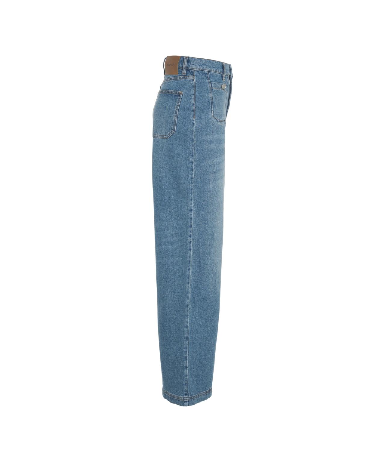 MUNTHE Wide-Leg High Waist Jeans