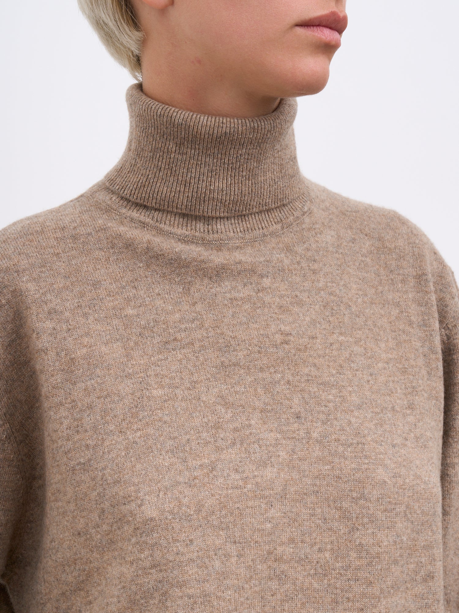 ENTIRE STUDIOS High Neck Cashmere Blend Sweater