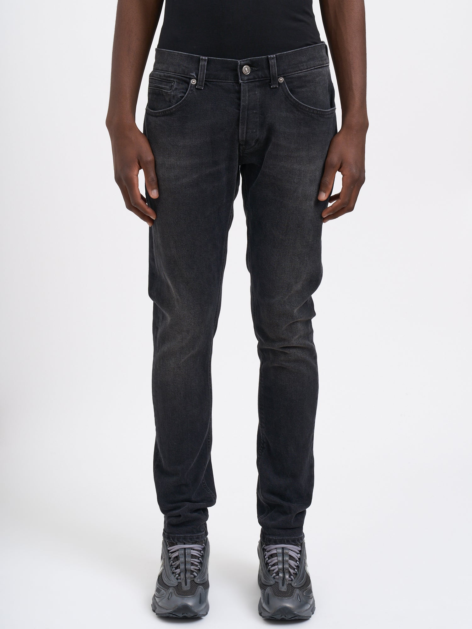 DONDUP Slim Fit Stretch Cotton Denim Pants - Size 31