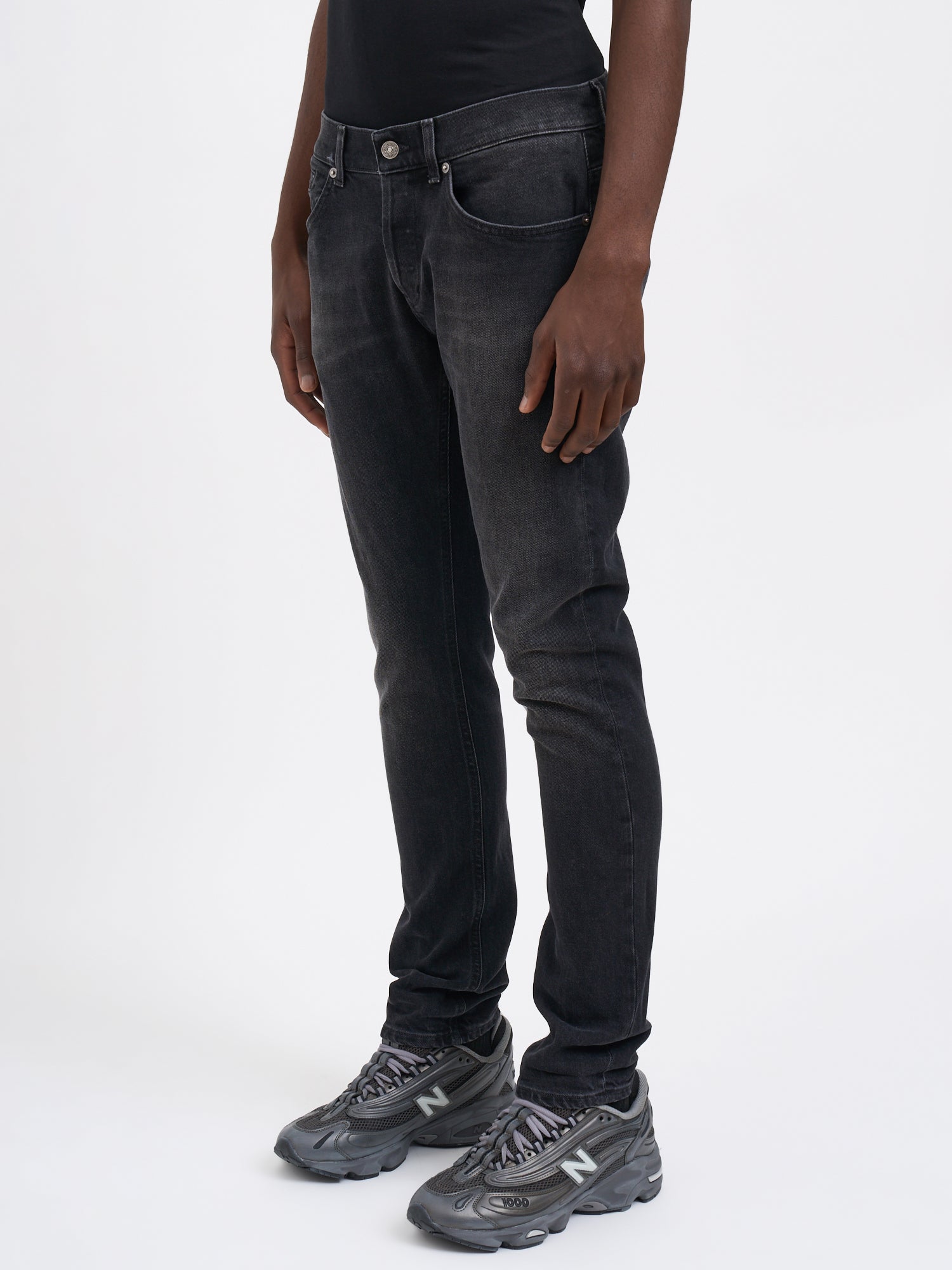 DONDUP Slim Fit Stretch Cotton Denim Pants - Size 31