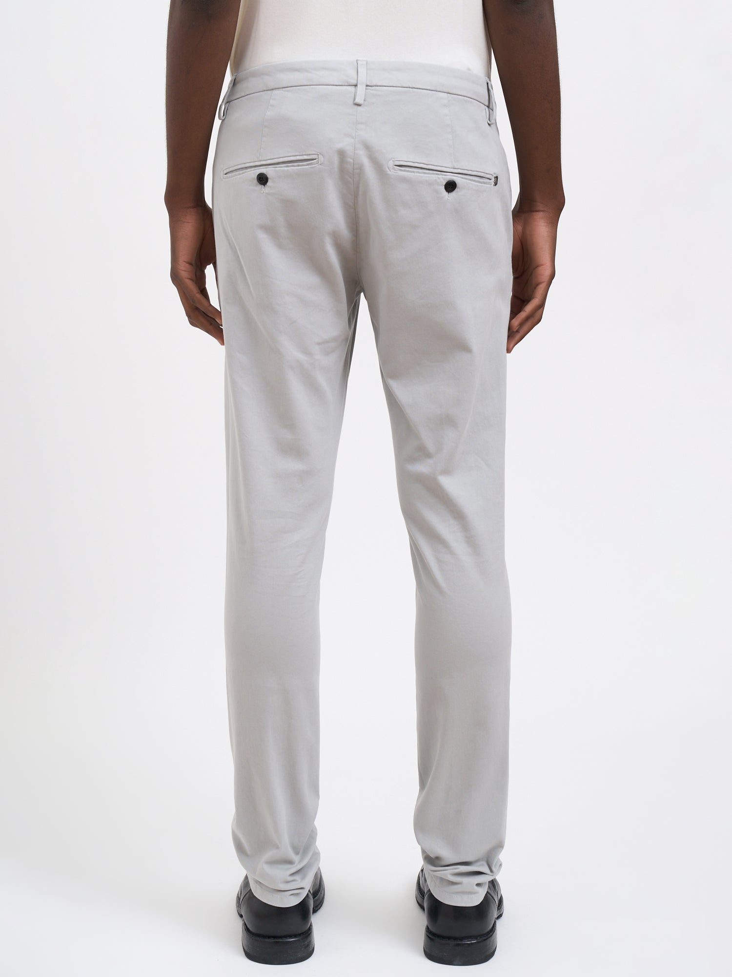 DONDUP Men's Cotton Trousers with Button and Zip Closure - Size 32