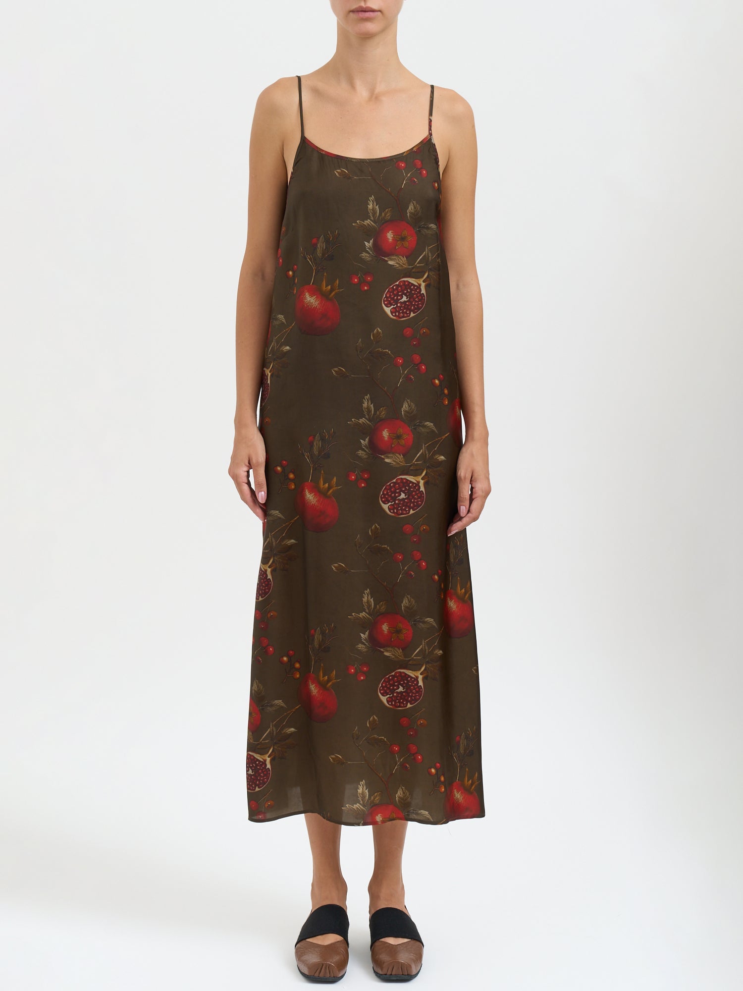 UMA WANG Adjustable Strap Slip Dress - Size S