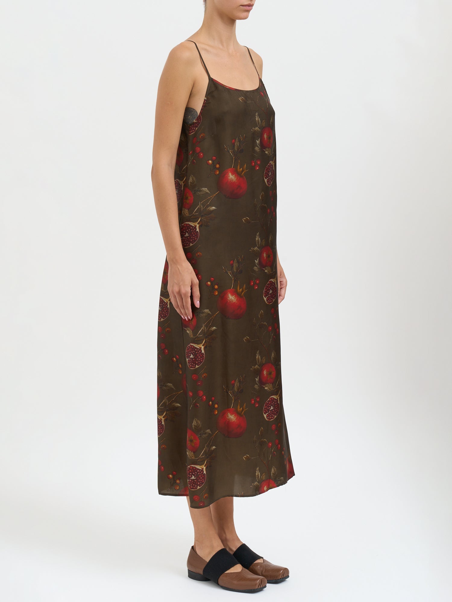 UMA WANG Adjustable Strap Slip Dress - Size S