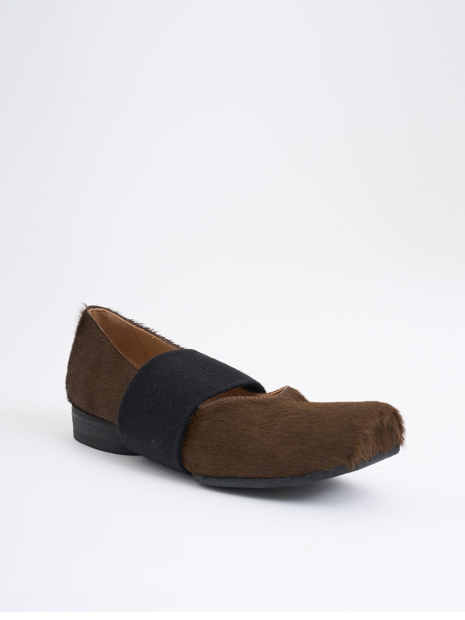 UMA WANG Low-Heeled Leather Ballet Flats